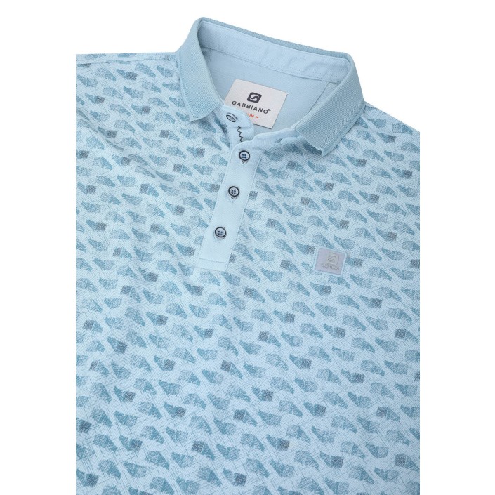 Gabbiano Polo ss bright blue | Freewear Polo ss - www.freewear.nl - Freewear