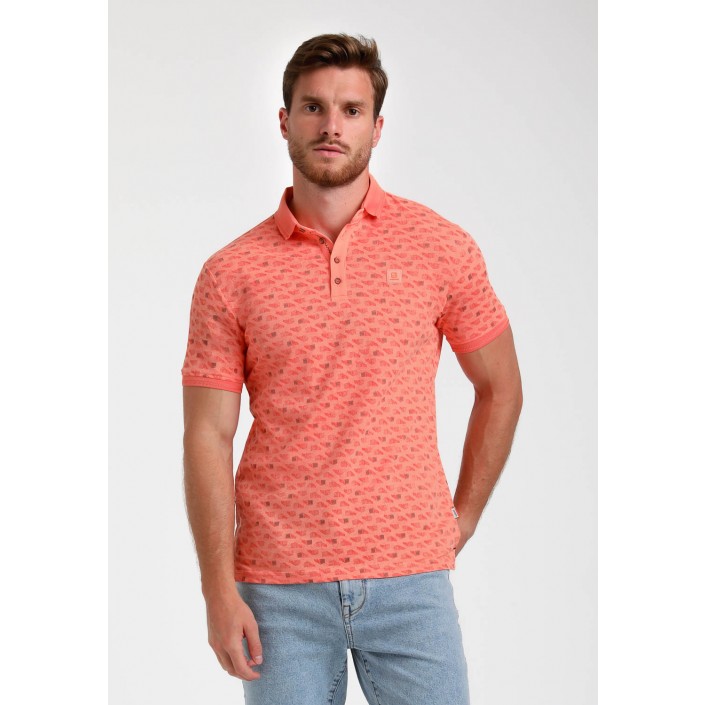 Gabbiano Polo ss light coral | Freewear Polo ss - www.freewear.nl - Freewear