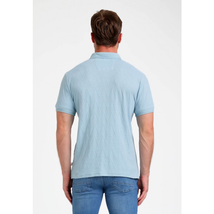Gabbiano Polo ss bright blue | Freewear Polo ss - www.freewear.nl - Freewear