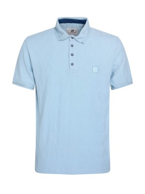 Gabbiano Polo ss bright blue | Freewear Polo ss - www.freewear.nl - Freewear