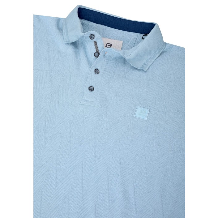 Gabbiano Polo ss bright blue | Freewear Polo ss - www.freewear.nl - Freewear