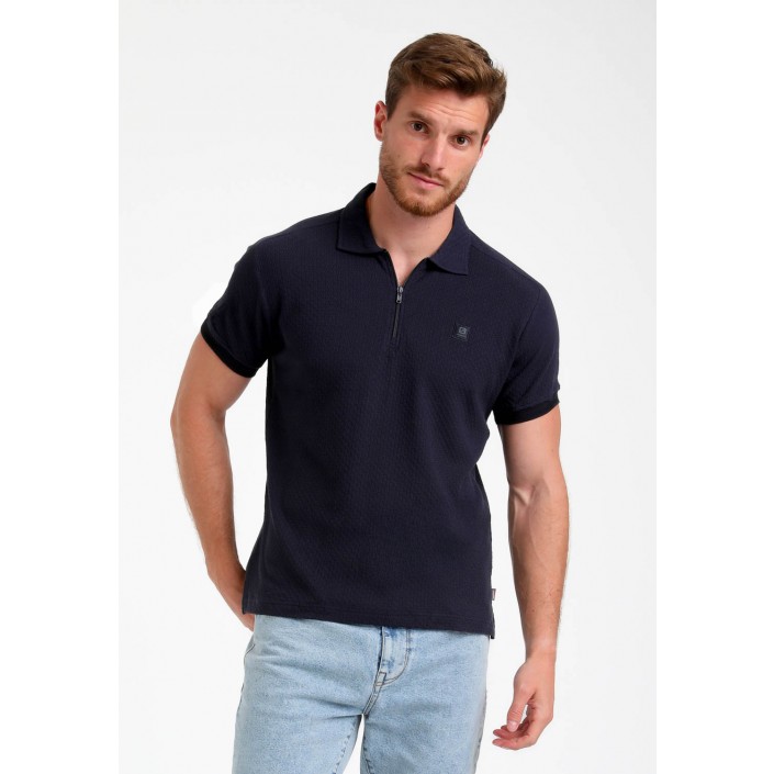 Gabbiano Polo ss navy | Freewear Polo ss - www.freewear.nl - Freewear