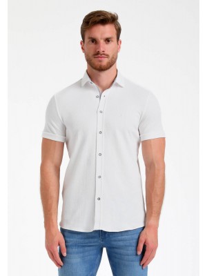 Gabbiano Overhemd ss ecru | Freewear Overhemd ss - www.freewear.nl - Freewear