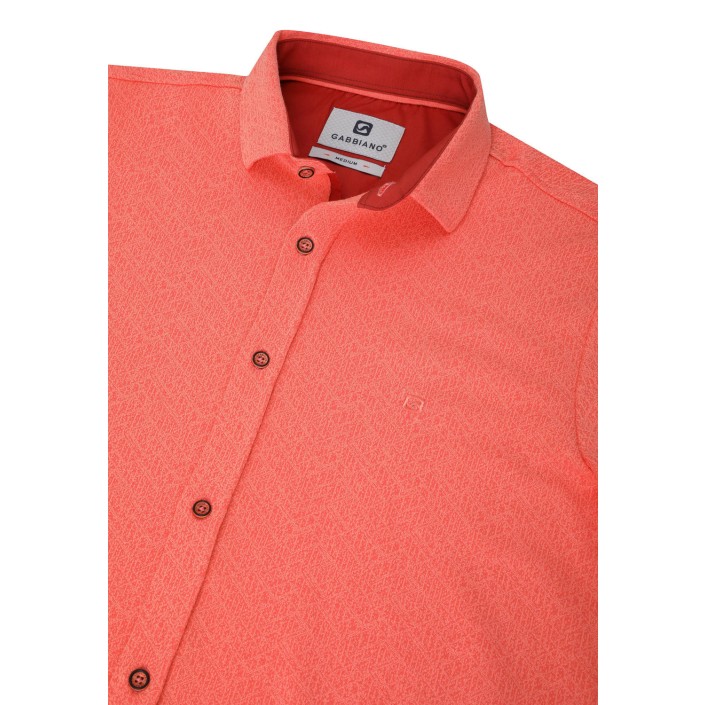 Gabbiano Overhemd ss light coral | Freewear Overhemd ss - www.freewear.nl - Freewear