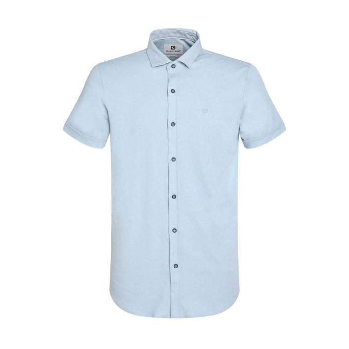 Gabbiano Overhemd ss bright blue | Freewear Overhemd ss - www.freewear.nl - Freewear