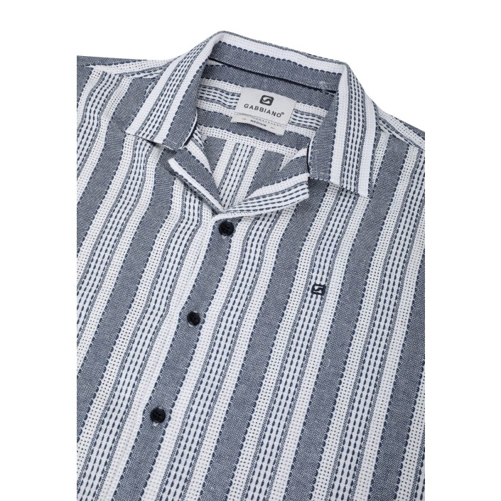 Gabbiano Overhemd ss navy | Freewear Overhemd ss - www.freewear.nl - Freewear