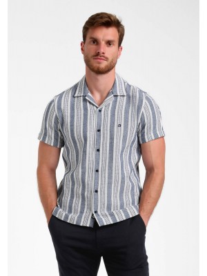 Gabbiano Overhemd ss navy | Freewear Overhemd ss - www.freewear.nl - Freewear