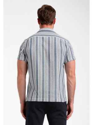 Gabbiano Overhemd ss navy | Freewear Overhemd ss - www.freewear.nl - Freewear