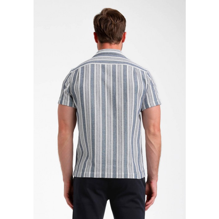 Gabbiano Overhemd ss navy | Freewear Overhemd ss - www.freewear.nl - Freewear