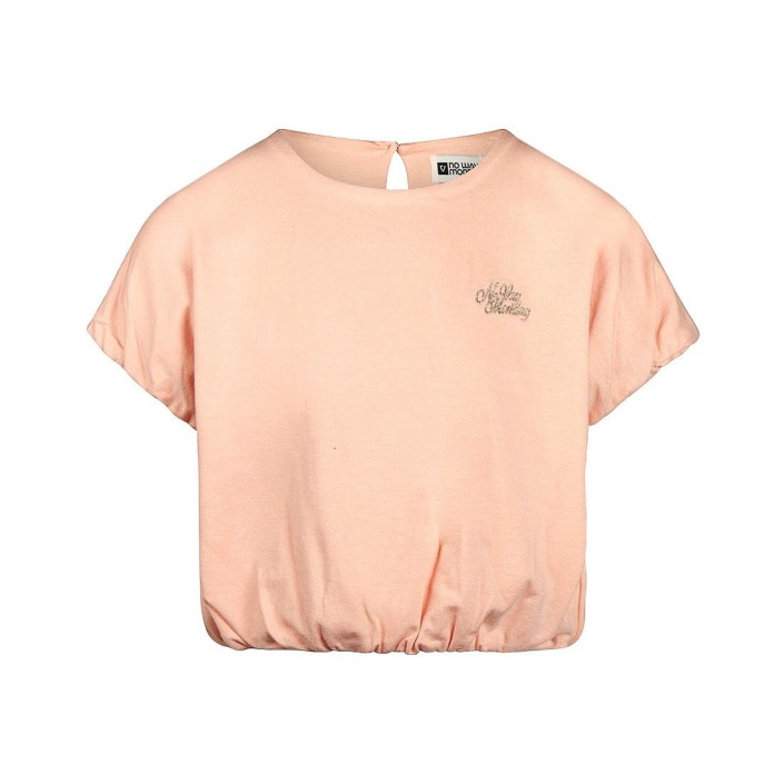 No Way Monday Ki T-shirt ss boxy pink | Freewear Ki T-shirt ss boxy - www.freewear.nl - Freewear