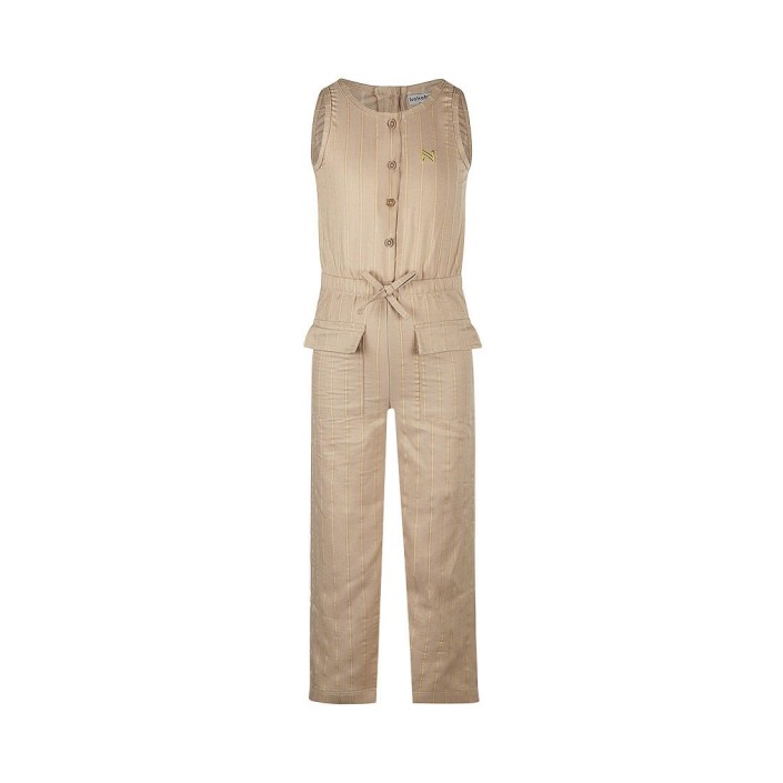 Koko Noko Ki Jumpsuit streep sand | Freewear Ki Jumpsuit streep - www.freewear.nl - Freewear