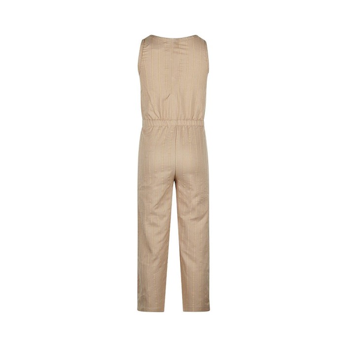 Koko Noko Ki Jumpsuit streep sand | Freewear Ki Jumpsuit streep - www.freewear.nl - Freewear