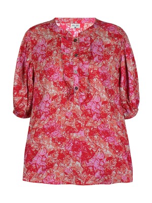 Ze-Ze Katlen Blouse coral poppy | Freewear