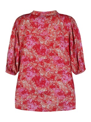 Ze-Ze Katlen Blouse coral poppy | Freewear Katlen Blouse - www.freewear.nl - Freewear