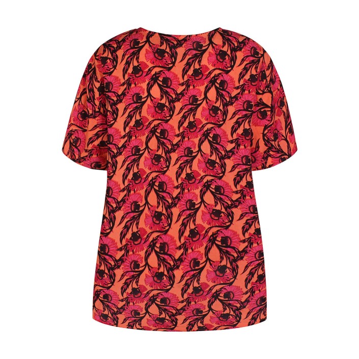 Ze-Ze Relly Blouse coral poppy | Freewear Relly Blouse - www.freewear.nl - Freewear