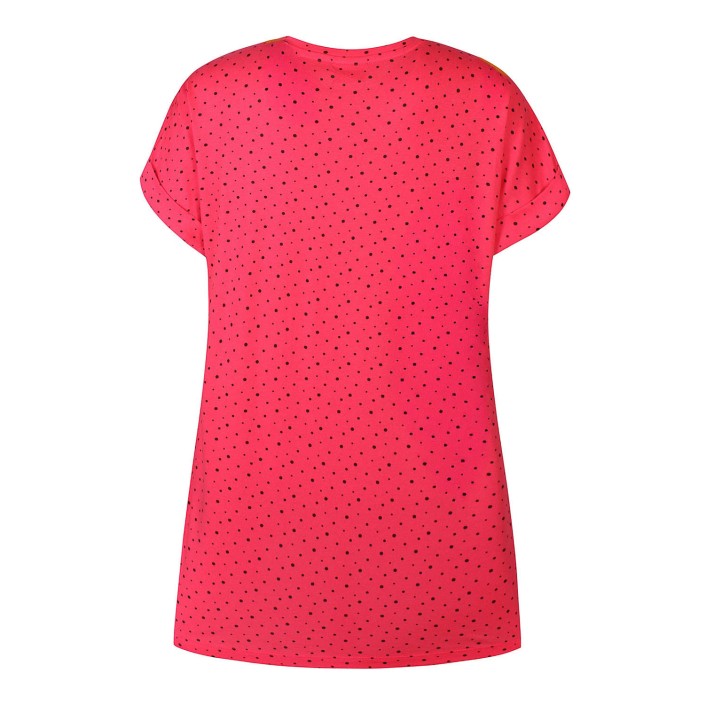 Ze-Ze Krista T-shirt raspberry | Freewear Krista T-shirt - www.freewear.nl - Freewear