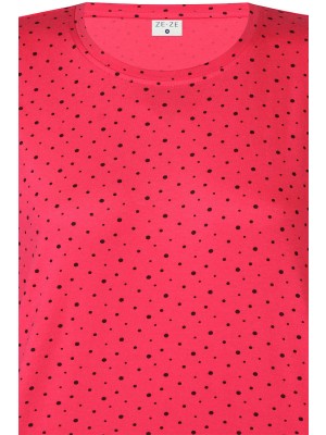 Ze-Ze Krista T-shirt raspberry | Freewear Krista T-shirt - www.freewear.nl - Freewear