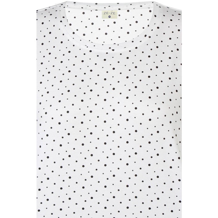 Ze-Ze Krista T-shirt wit | Freewear Krista T-shirt - www.freewear.nl - Freewear
