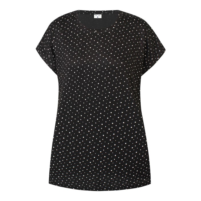 Ze-Ze Krista T-shirt black | Freewear Krista T-shirt - www.freewear.nl - Freewear