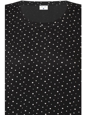 Ze-Ze Krista T-shirt black | Freewear Krista T-shirt - www.freewear.nl - Freewear