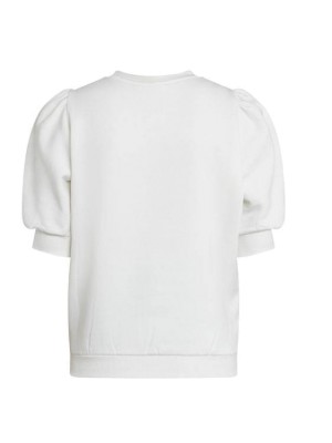 Sisters Point Peva Puff Sweater ss cream | Freewear Peva Puff Sweater ss - www.freewear.nl - Freewear