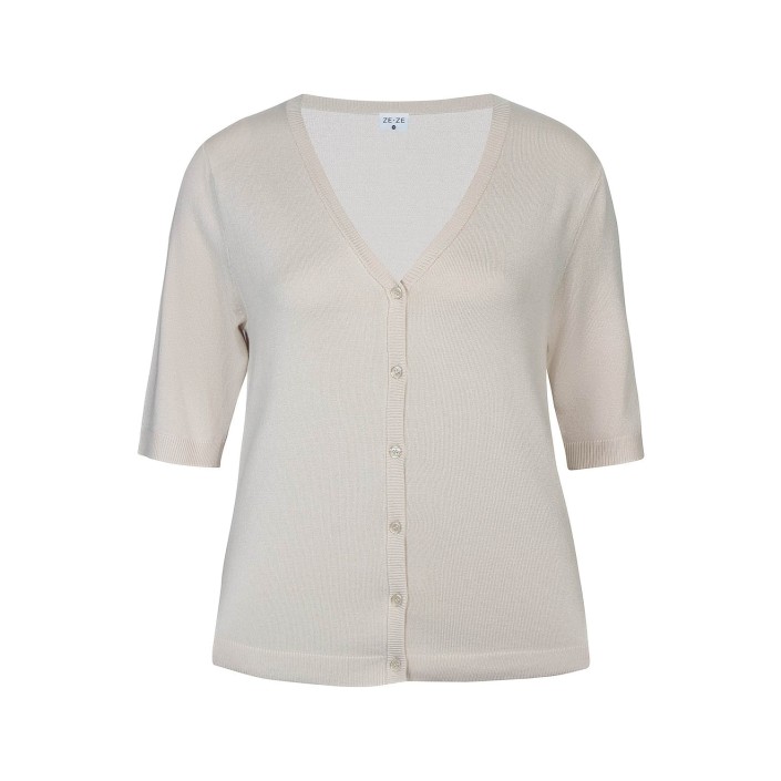 Ze-Ze Norma Cardigan sandshell | Freewear Norma Cardigan - www.freewear.nl - Freewear