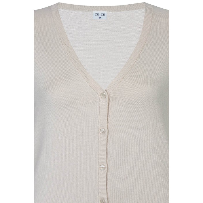 Ze-Ze Norma Cardigan sandshell | Freewear Norma Cardigan - www.freewear.nl - Freewear