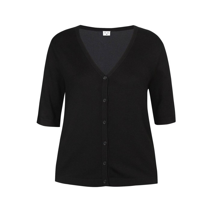 Ze-Ze Norma Cardigan black | Freewear Norma Cardigan - www.freewear.nl - Freewear