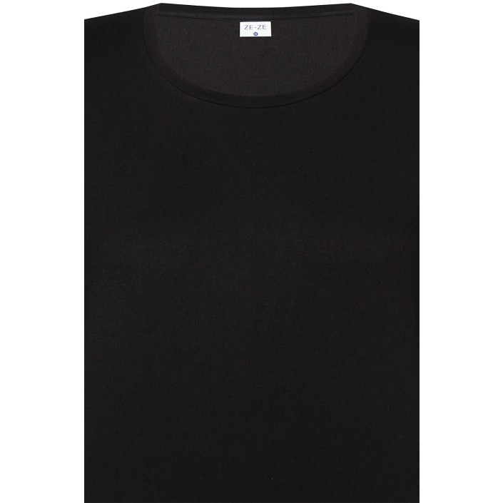 Ze-Ze Laila T-shirt black | Freewear Laila T-shirt - www.freewear.nl - Freewear