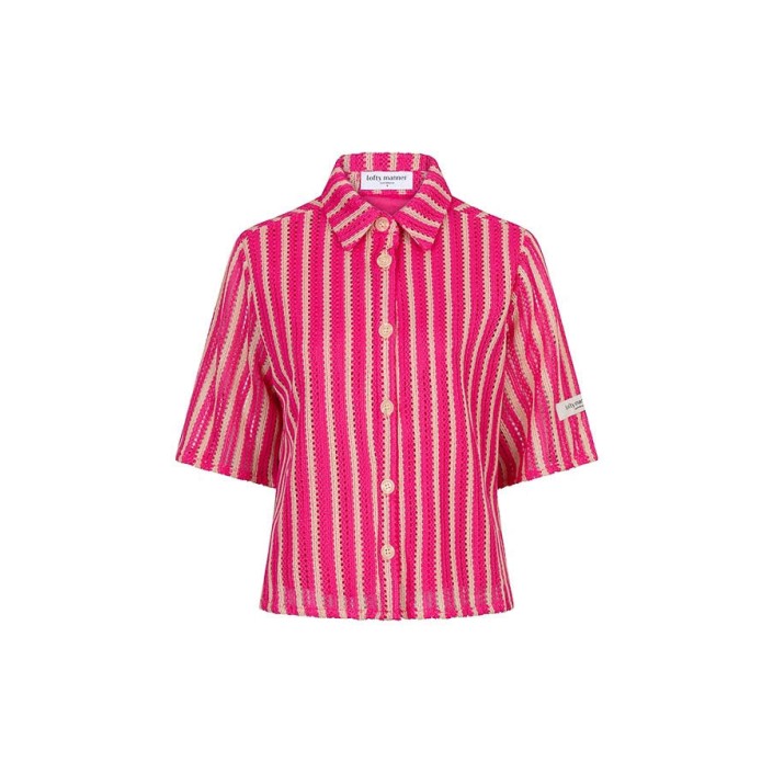 Lofty Manner Blouse Sanaa pink | Freewear Blouse Sanaa - www.freewear.nl - Freewear