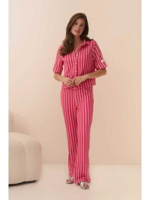 Lofty Manner Blouse Sanaa pink | Freewear Blouse Sanaa - www.freewear.nl - Freewear