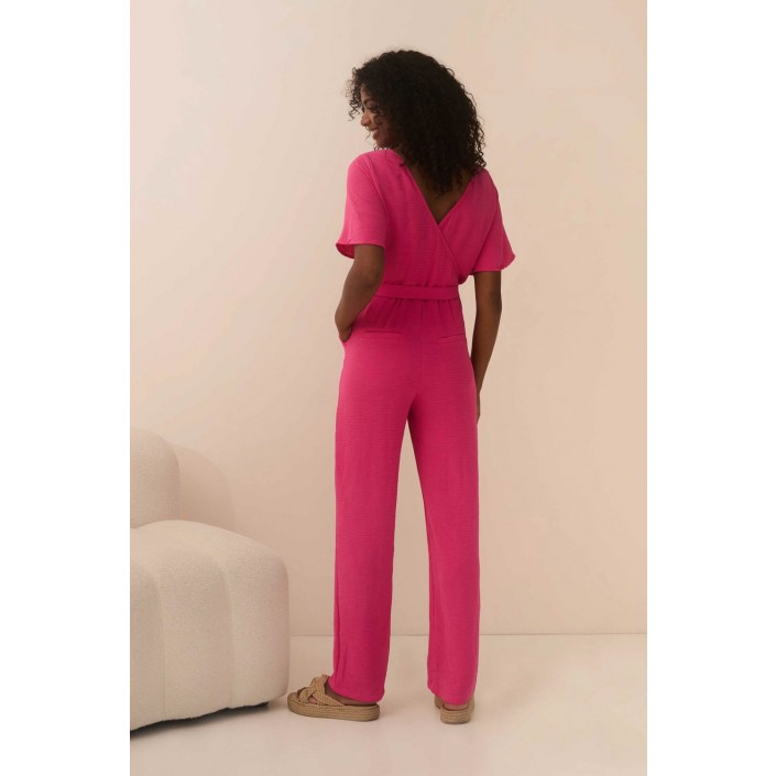 Lofty Manner Jumpsuit Kya pink | Freewear Jumpsuit Kya - www.freewear.nl - Freewear