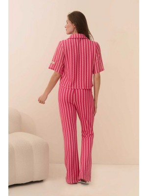 Lofty Manner Trouser Keisha pink | Freewear Trouser Keisha - www.freewear.nl - Freewear