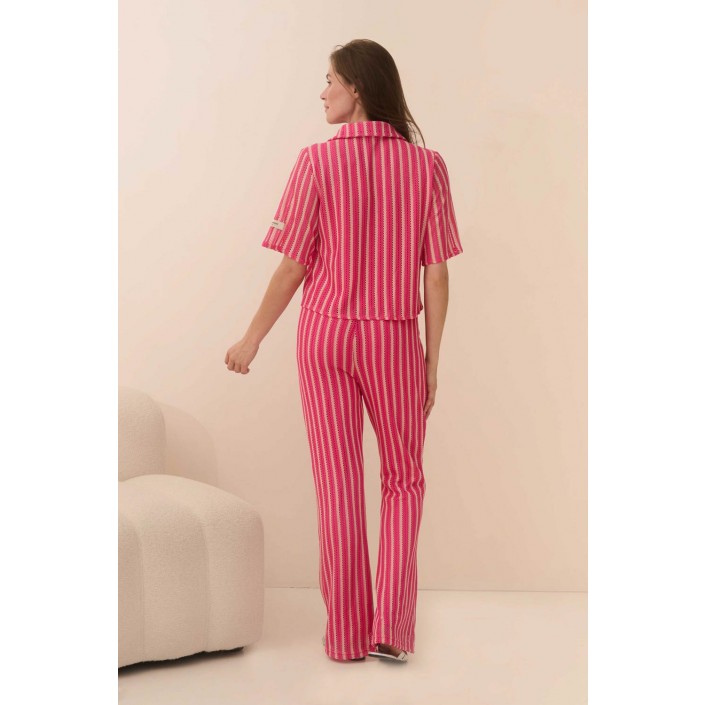 Lofty Manner Trouser Keisha pink | Freewear Trouser Keisha - www.freewear.nl - Freewear