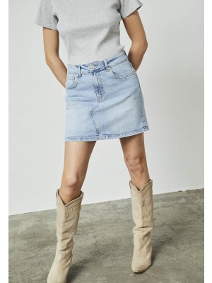 Sisters Point Onea Skirt L blue wash | Freewear Onea Skirt - www.freewear.nl - Freewear