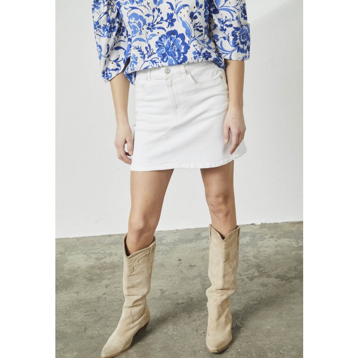 Sisters Point Onea Skirt white | Freewear Onea Skirt - www.freewear.nl - Freewear