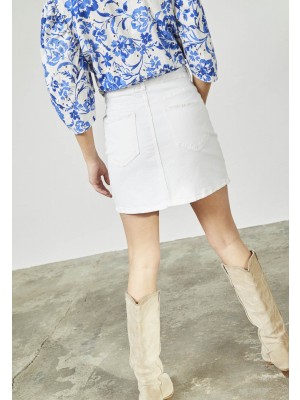Sisters Point Onea Skirt white | Freewear Onea Skirt - www.freewear.nl - Freewear