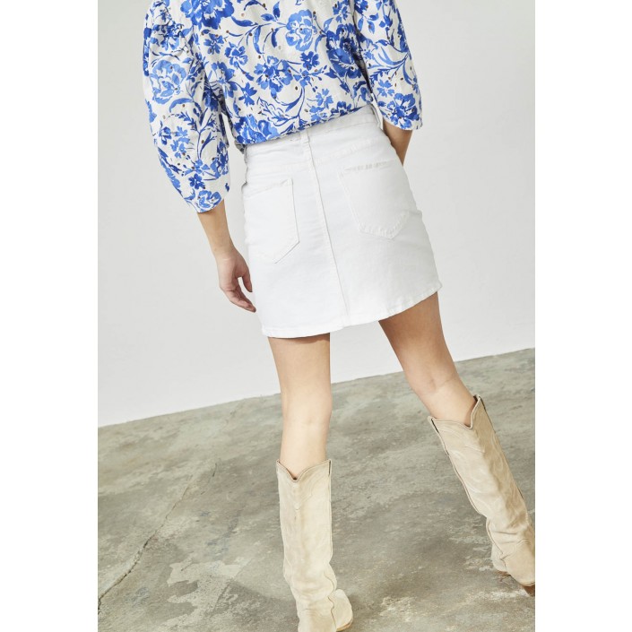 Sisters Point Onea Skirt white | Freewear Onea Skirt - www.freewear.nl - Freewear