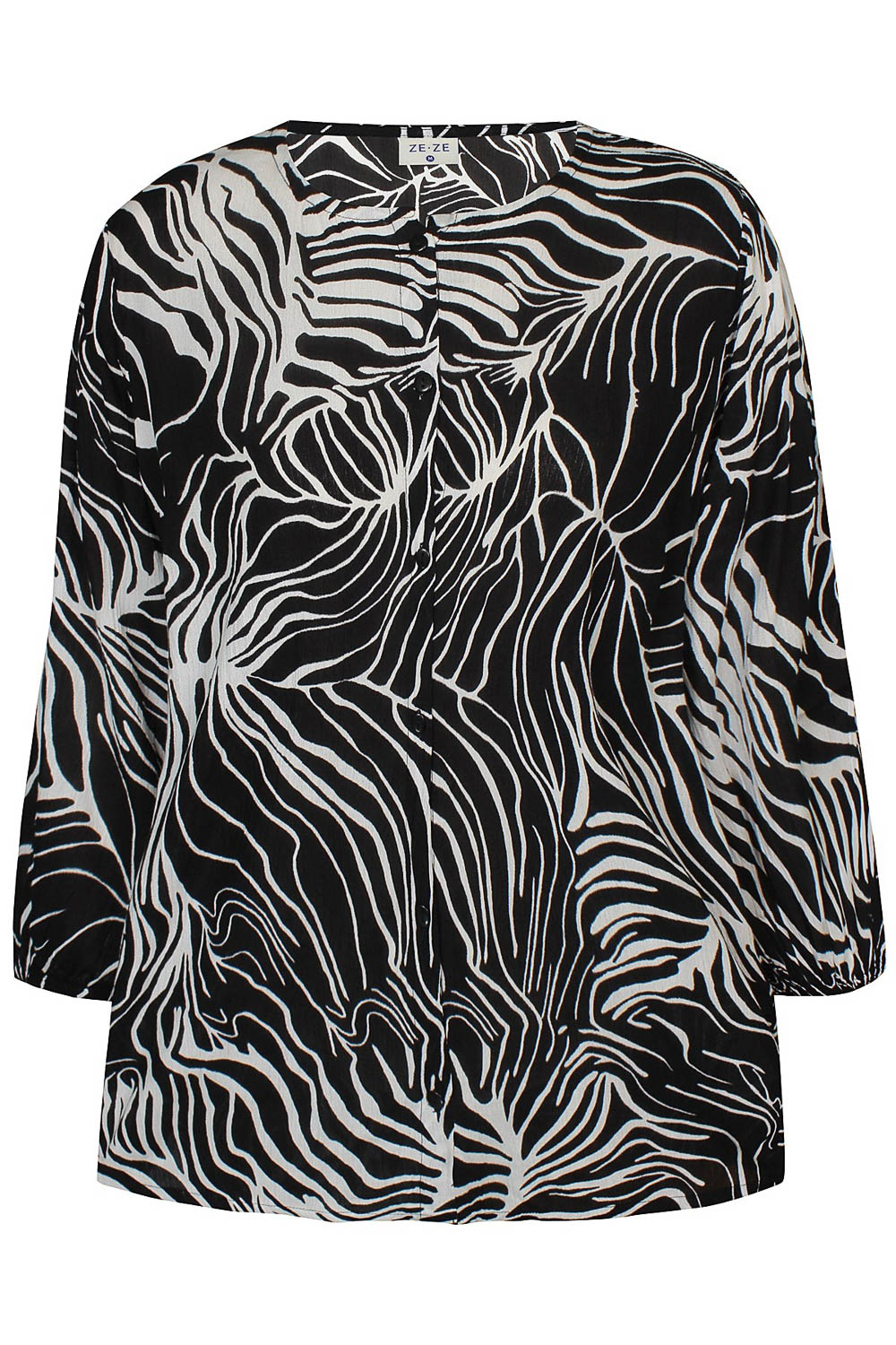 Ze-Ze (Maatje Meer) Leafy Blouse