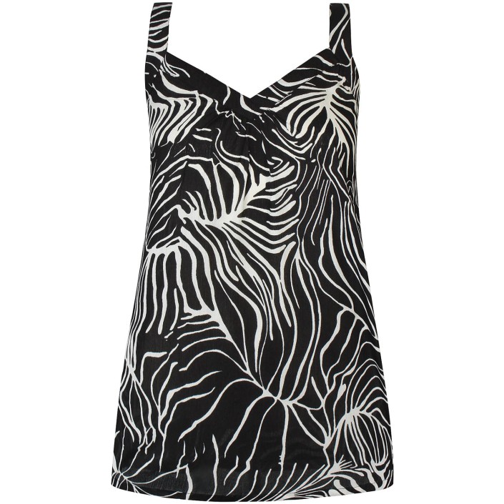 Ze-Ze Leafy Top black | Freewear Leafy Top - www.freewear.nl - Freewear