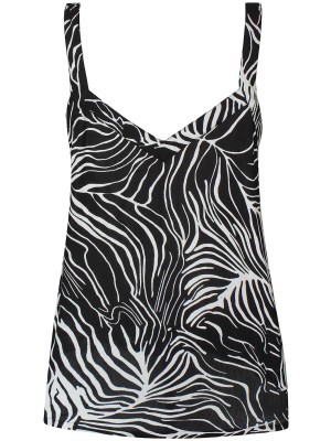 Ze-Ze Leafy Top black | Freewear Leafy Top - www.freewear.nl - Freewear