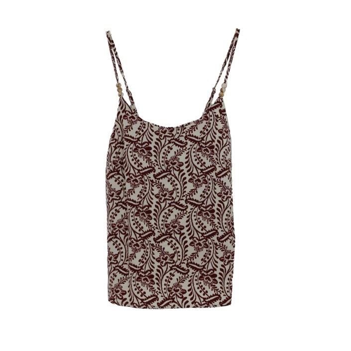 CM Mode Singlet print bordeaux | Freewear Singlet print - www.freewear.nl - Freewear