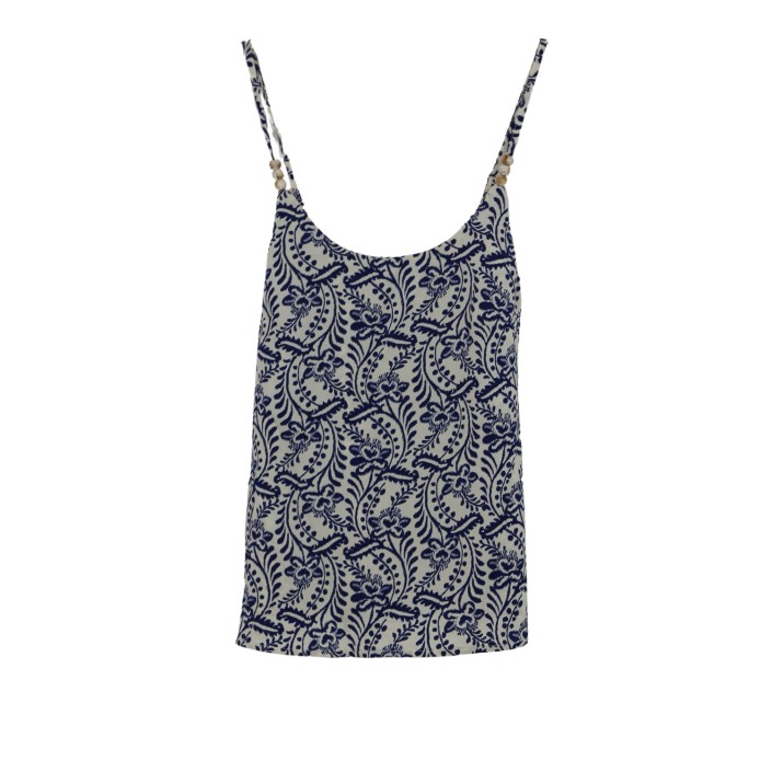 CM Mode Singlet print blauw | Freewear Singlet print - www.freewear.nl - Freewear