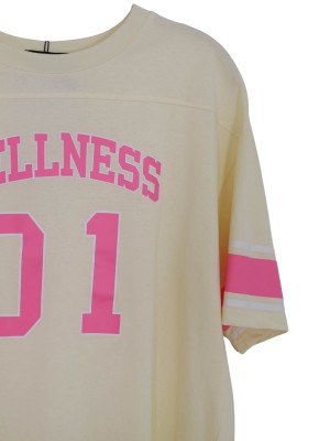 Freewear T-shirt baseball ecru | Freewear T-shirt baseball - www.freewear.nl - Freewear