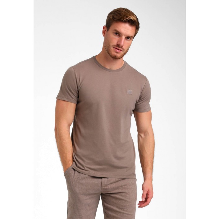 Gabbiano Baze T-shirt desert taupe | Freewear Baze T-shirt - www.freewear.nl - Freewear
