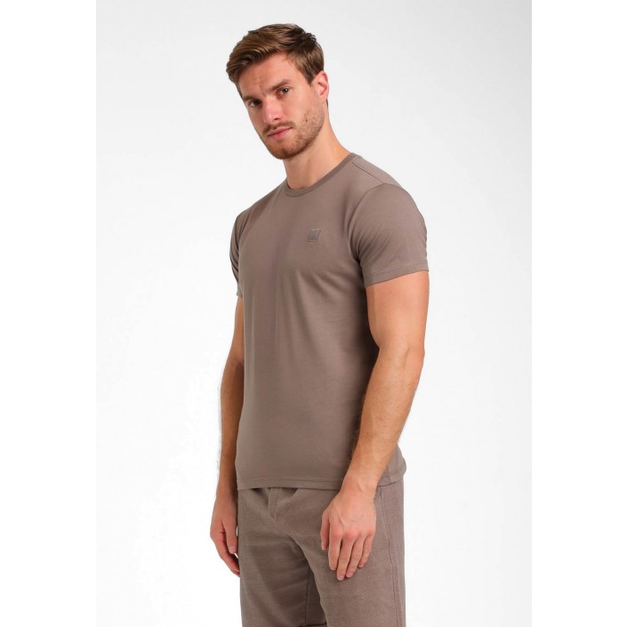 Gabbiano Baze T-shirt desert taupe | Freewear Baze T-shirt - www.freewear.nl - Freewear