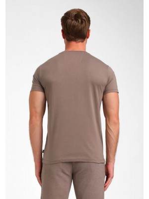 Gabbiano Baze T-shirt desert taupe | Freewear Baze T-shirt - www.freewear.nl - Freewear