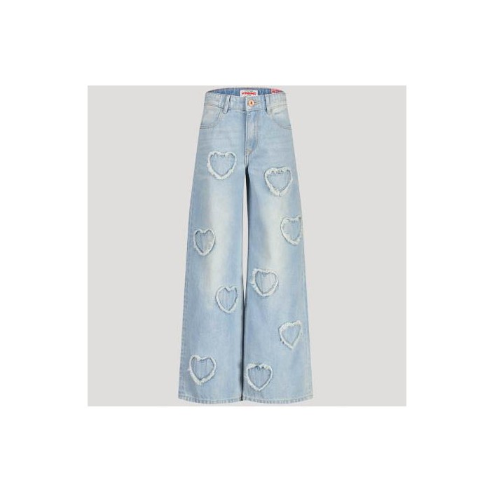 Vingino Cassie special jeans light bleach | Freewear Cassie special jeans - www.freewear.nl - Freewear