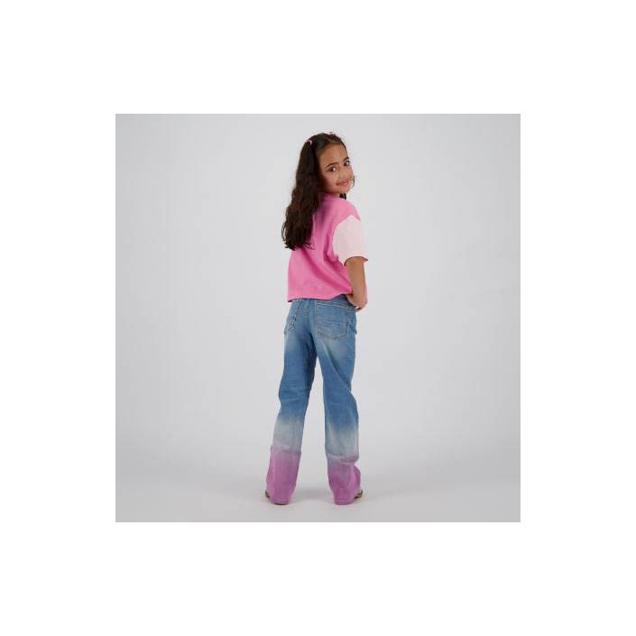 Vingino Harmony T-shirt km shimmer pink | Freewear Harmony T-shirt km - www.freewear.nl - Freewear