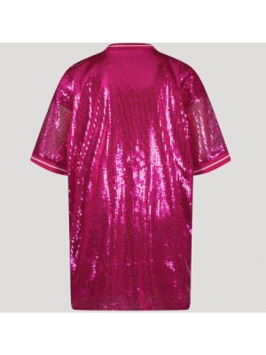 Vingino Pommely mini dress Shimmer pink | Freewear Pommely mini dress - www.freewear.nl - Freewear